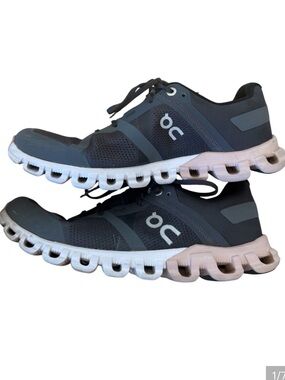 On Running Sneakers black and rose pink